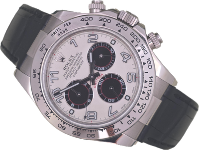 Rolex Daytona 116519, White Gold 40mm, Racing Panda Dial, 2009 Collectors Set