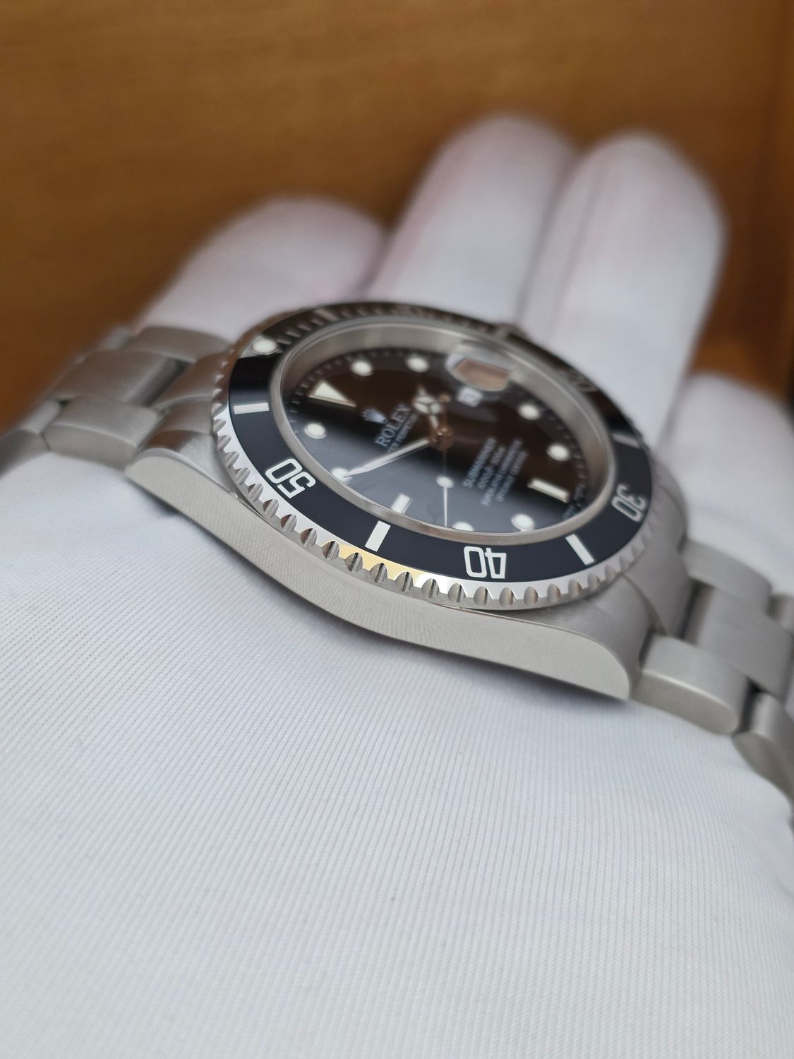 Rolex Submariner Date 16610 40mm Black Bezel, Circa 2003
