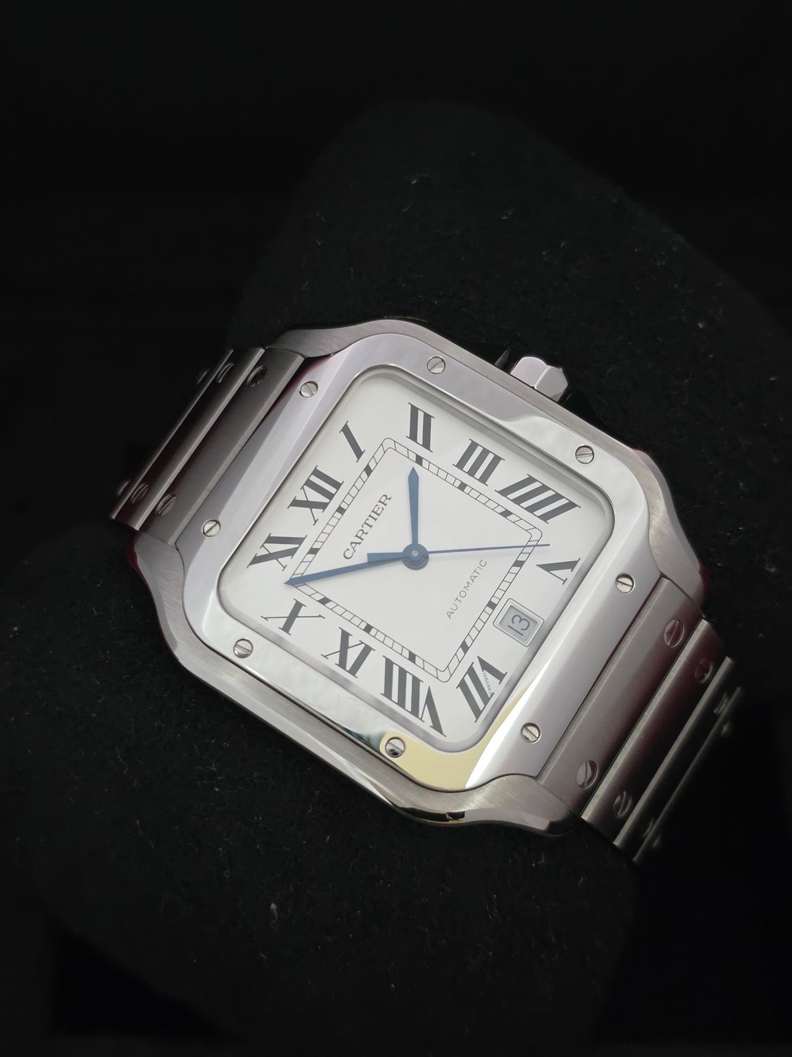 Cartier Santos De Cartier WSSA0018 Large, 2021 Full Set Excellent Condition