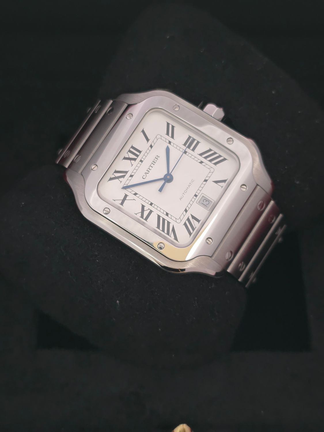 Cartier Santos De Cartier WSSA0018 Large, 2021 Full Set Excellent Condition