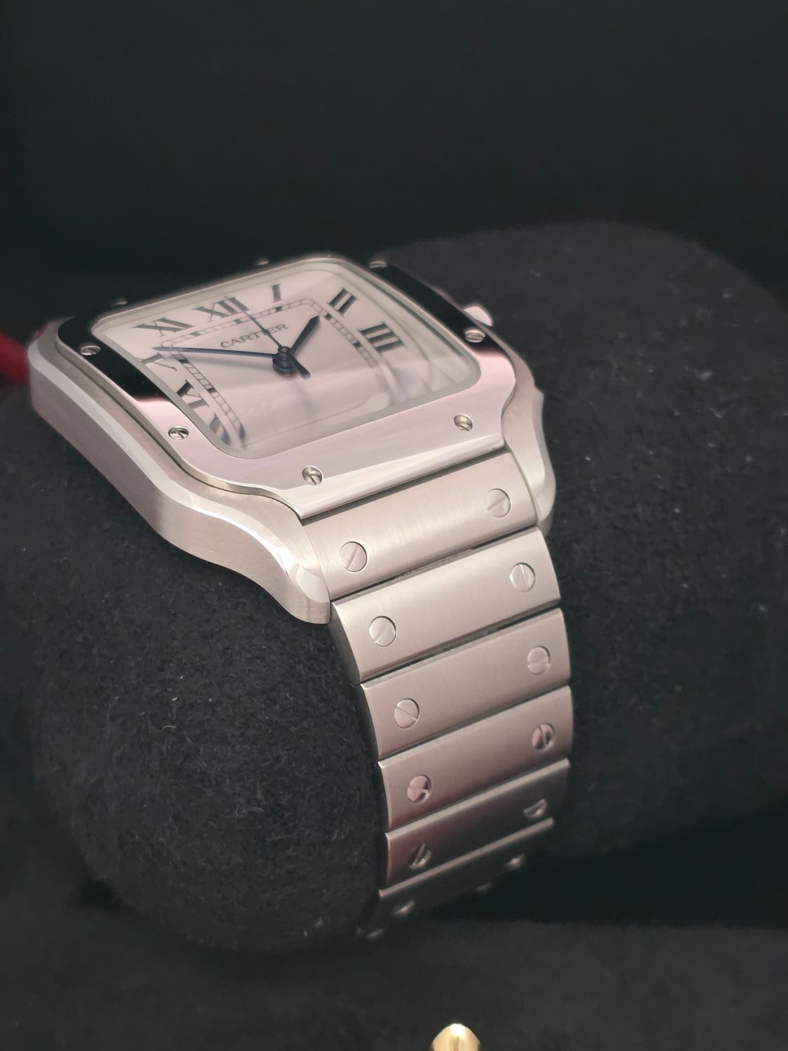 Cartier Santos De Cartier WSSA0018 Large, 2021 Full Set Excellent Condition