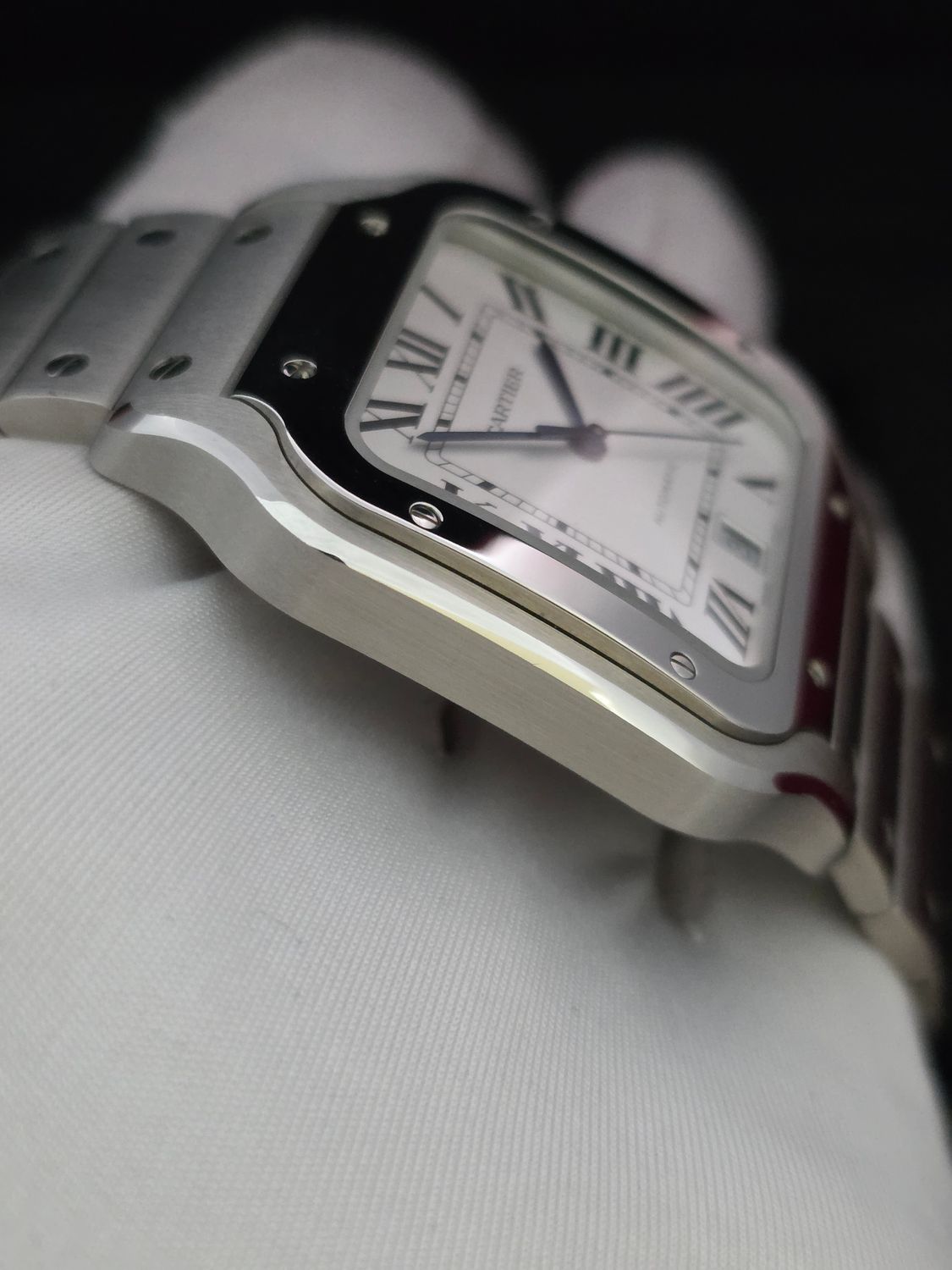 Cartier Santos De Cartier WSSA0018 Large, 2021 Full Set Excellent Condition