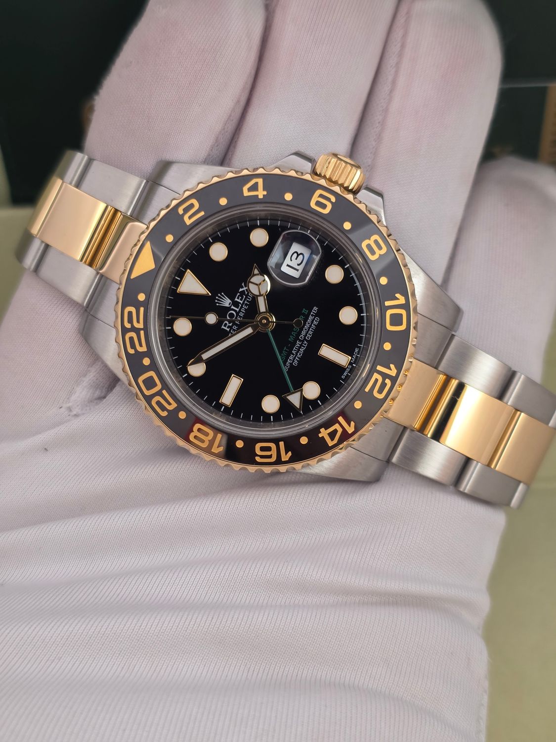 Rolex GMT-Master II Black Watch - 116713LN 2013 Box &amp; Papers,