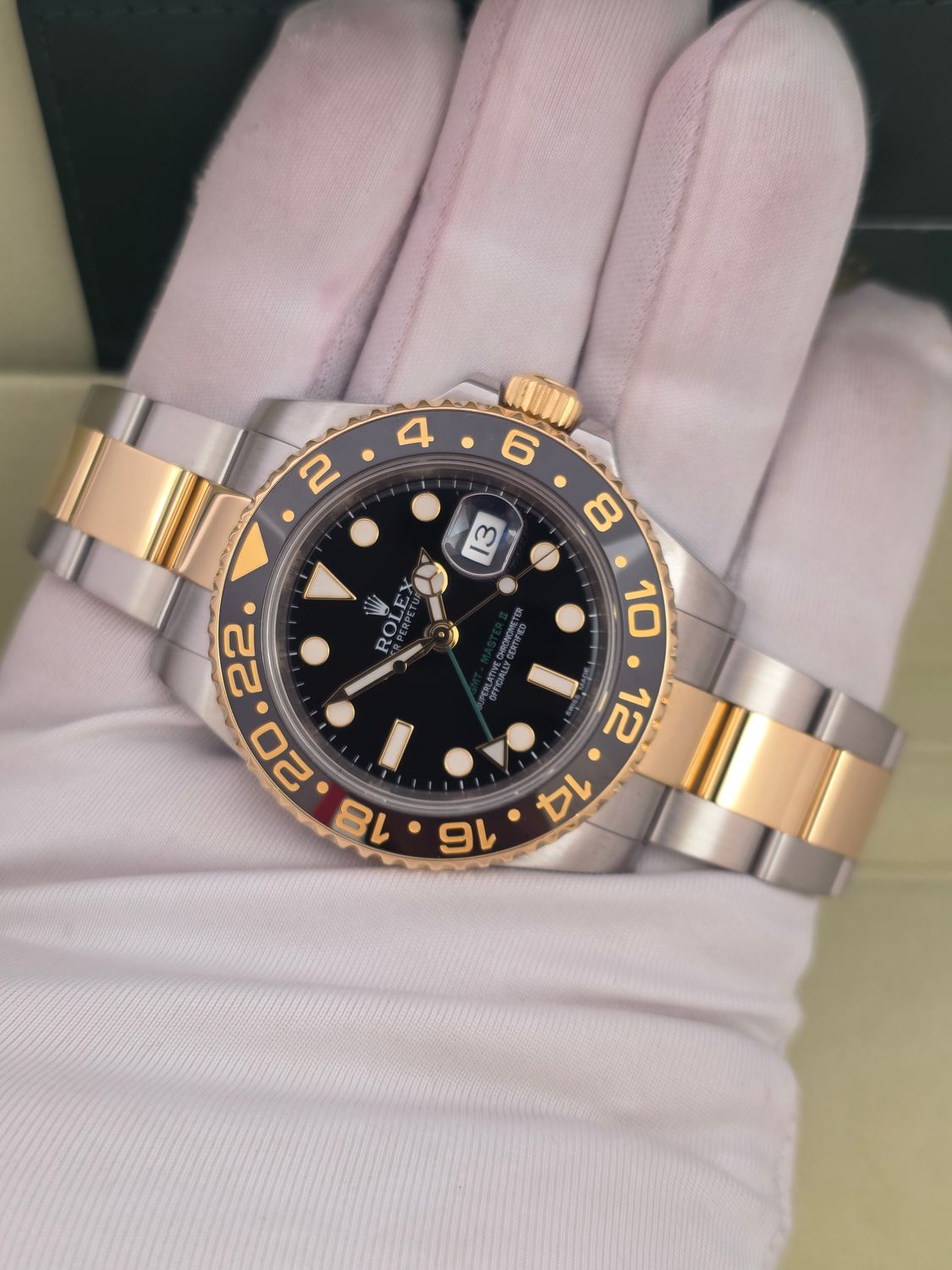 Rolex GMT-Master II Black Watch - 116713LN 2013 Box &amp; Papers,