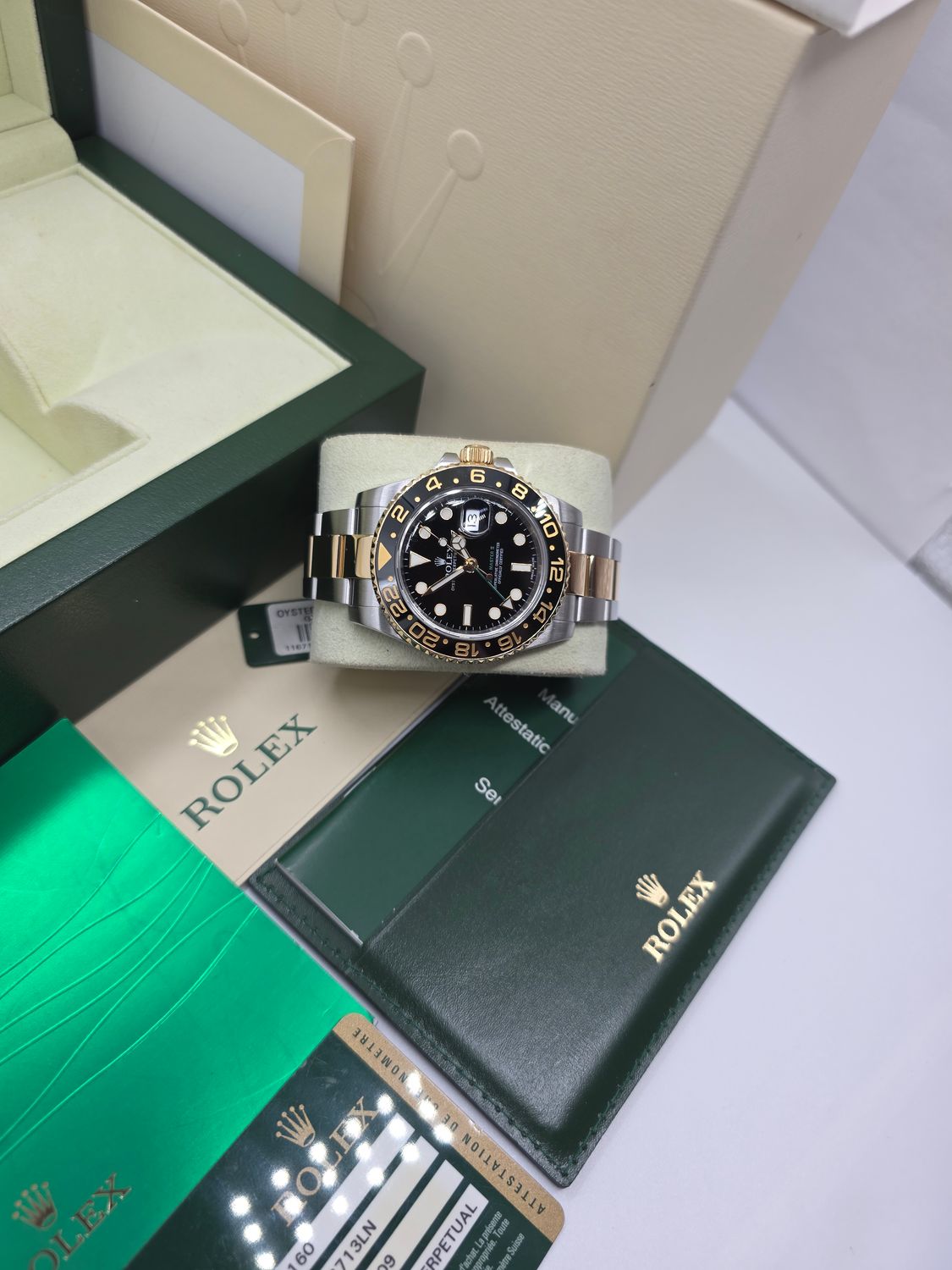 Rolex GMT-Master II Black Watch - 116713LN 2013 Box &amp; Papers,