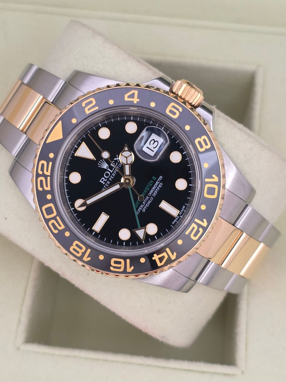 Rolex GMT-Master II Black Watch - 116713LN 2013 Box &amp; Papers,