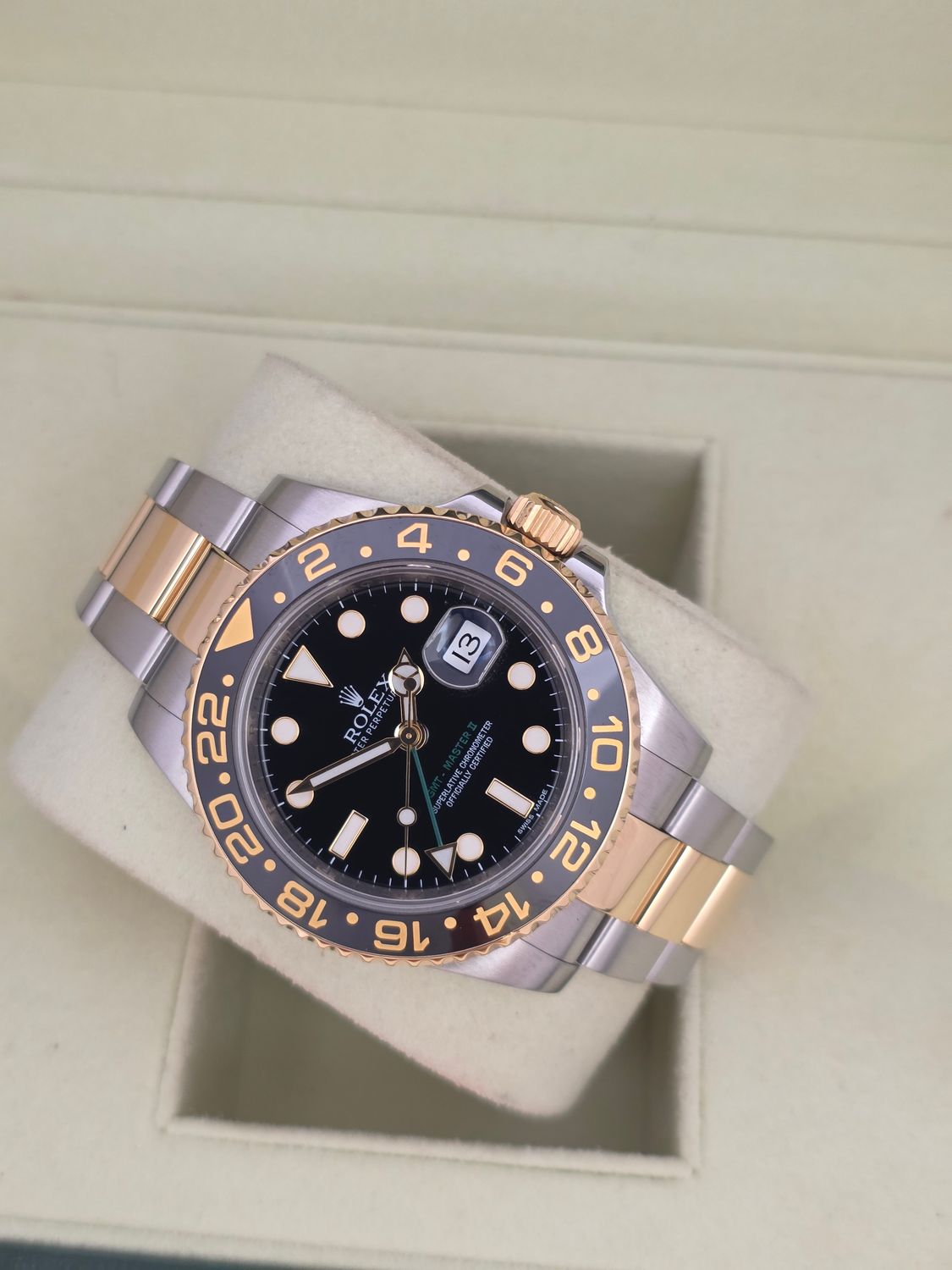 Rolex GMT-Master II Black Watch - 116713LN 2013 Box &amp; Papers,