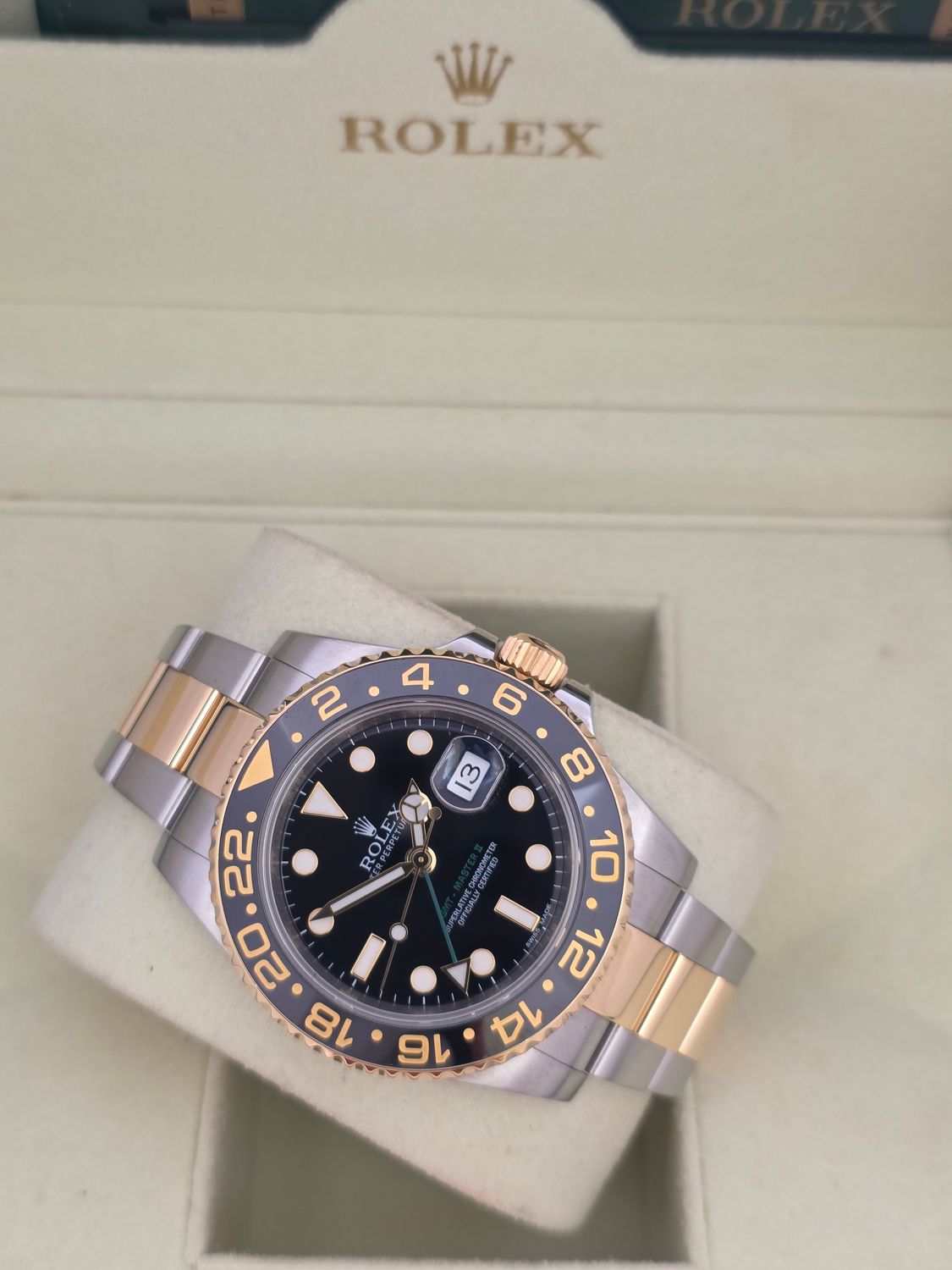 Rolex GMT-Master II Black Watch - 116713LN 2013 Box &amp; Papers,