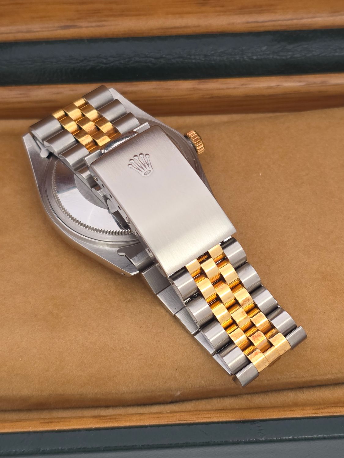 Rolex Datejust 16013 Watch - 1984 Linen Dial, Box &amp; Papers