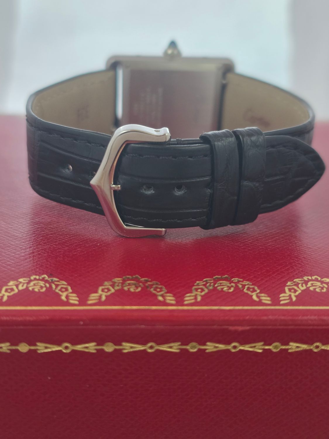 Cartier Tank Must Black Watch - WSTA0072 2022 Large Model Watch, Box &amp; Receipt