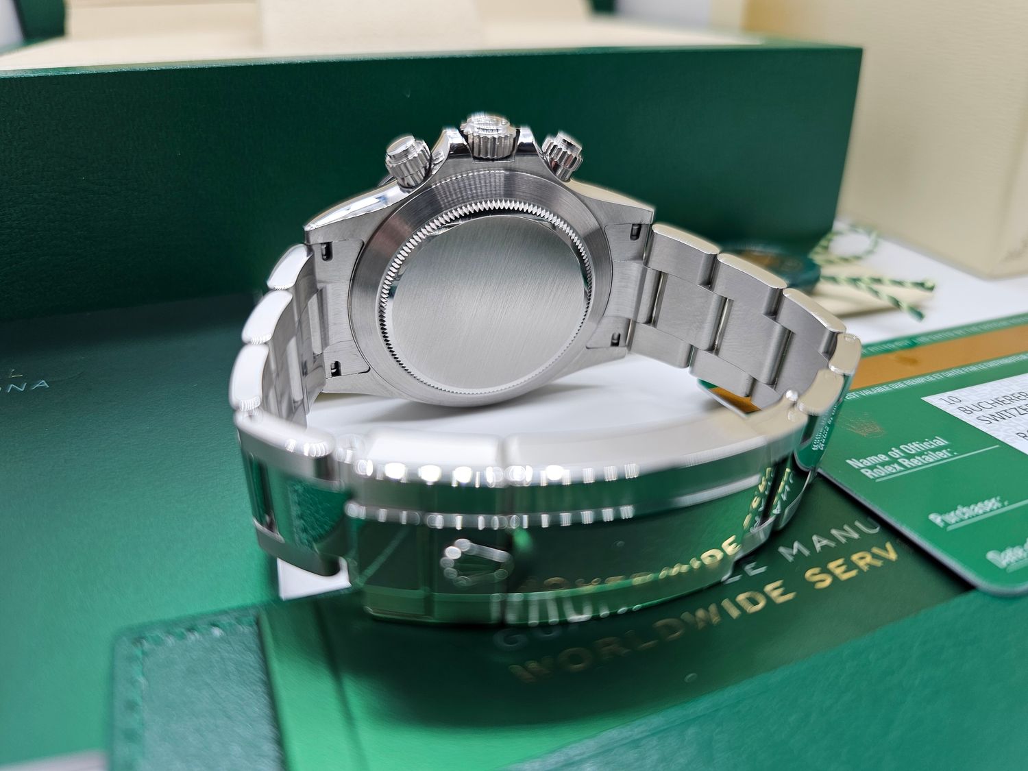 Rolex Daytona Black 116500LN Watch - 2018 Box &amp; Rolex Warranty Card