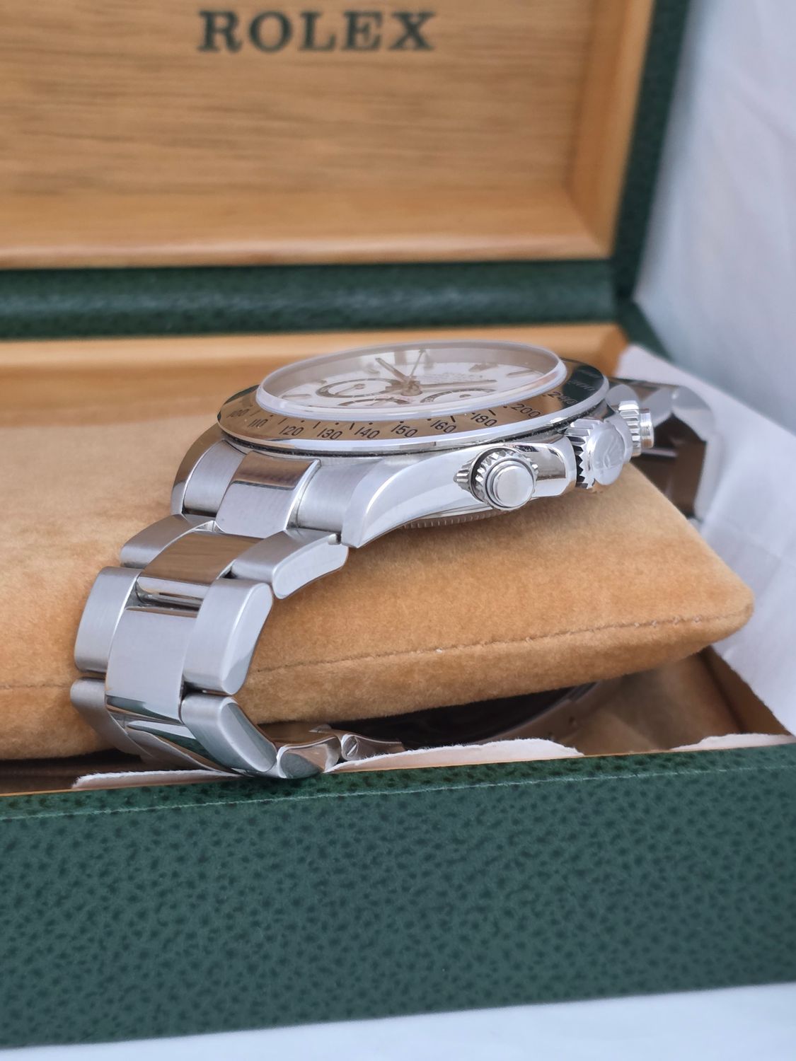 Rolex Zenith Daytona 16520 White Dial, 2000 Full Collectors Set, Rolex Service