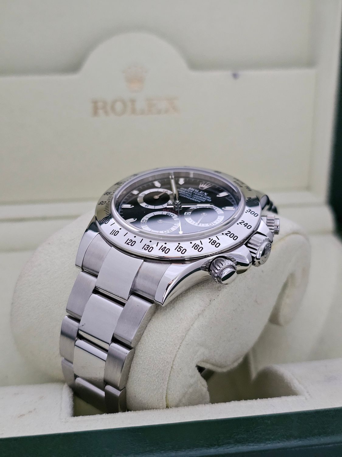 Rolex Daytona 116520 Black Dial Watch, 2014 Box &amp; Papers