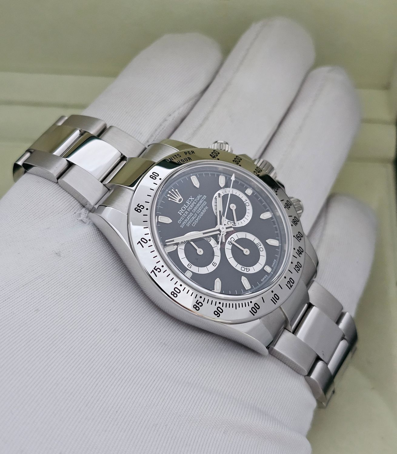Rolex Daytona 116520 Black Dial Watch, 2014 Box &amp; Papers