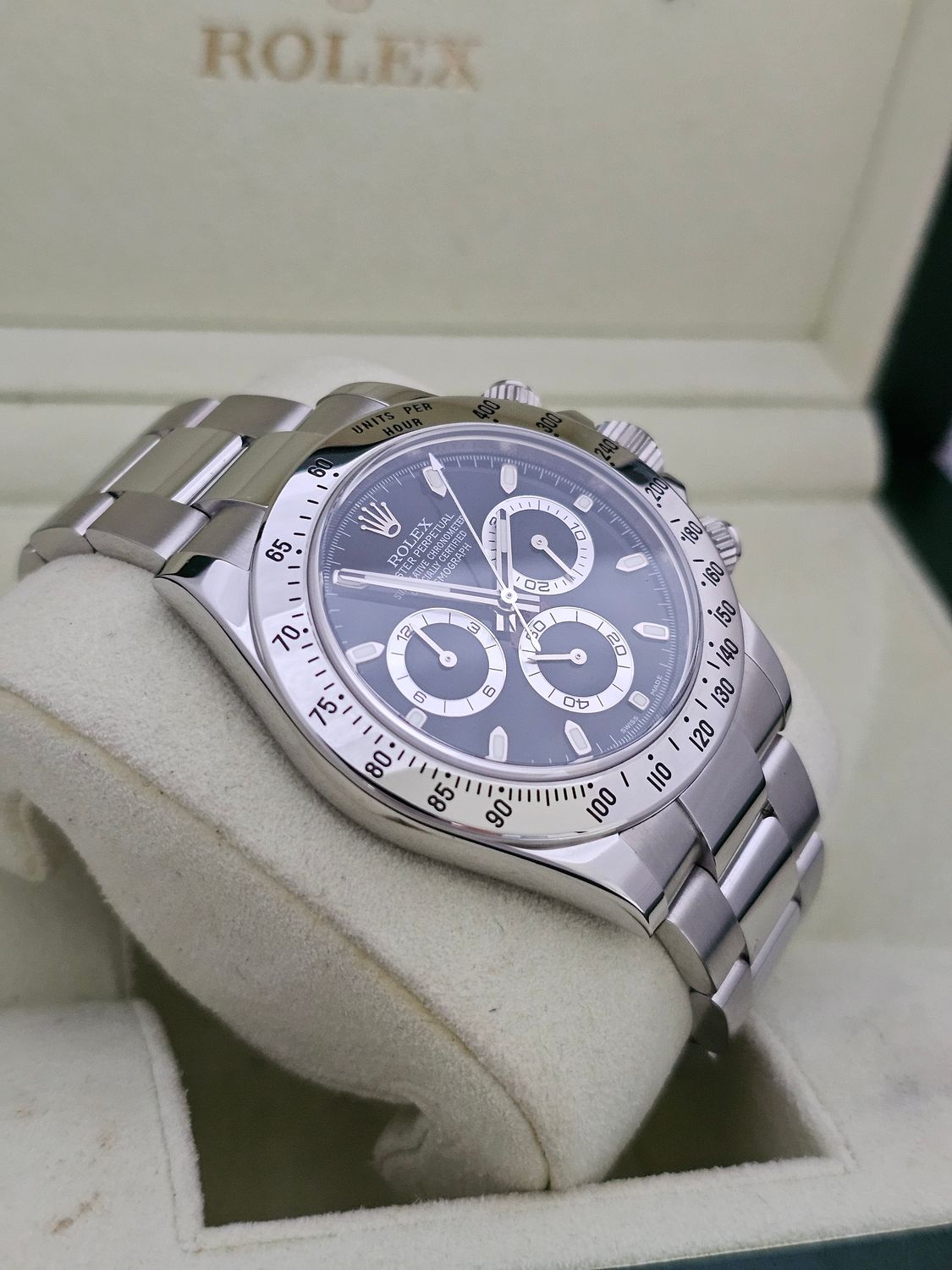 Rolex Daytona 116520 Black Dial Watch, 2014 Box &amp; Papers