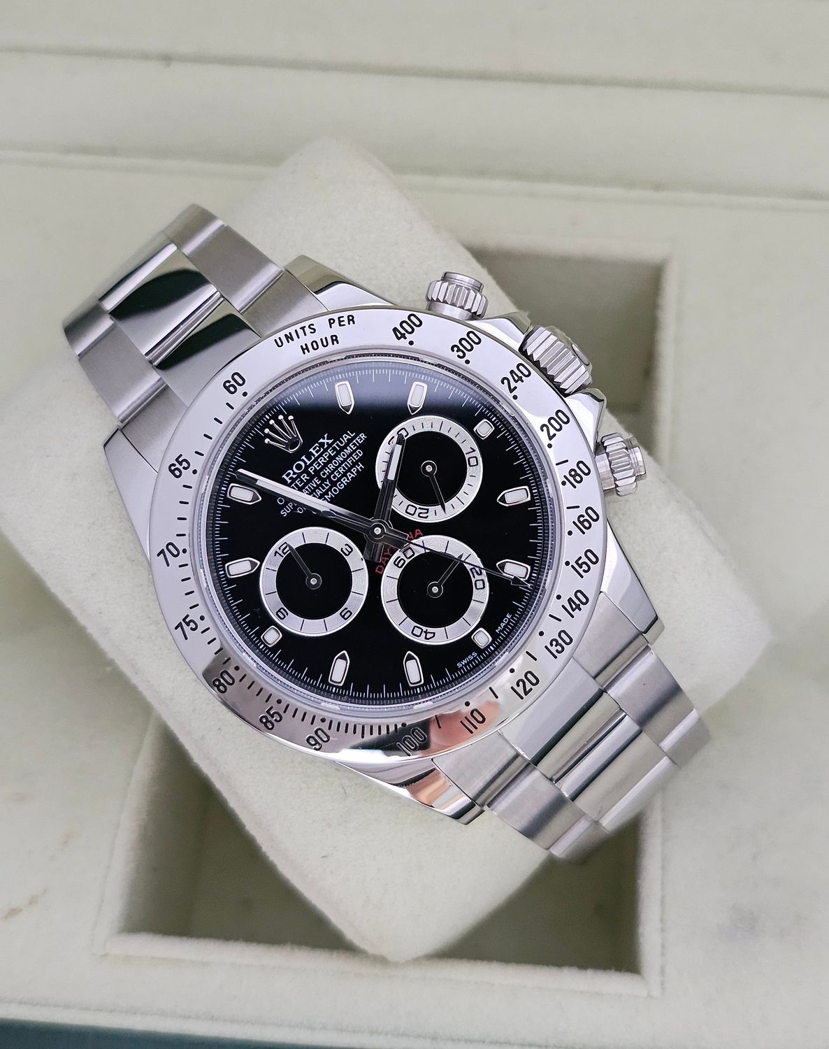 Rolex Daytona 116520 Black Dial Watch, 2014 Box &amp; Papers