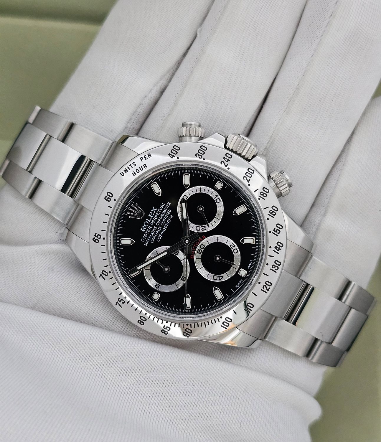 Rolex Daytona 116520 Black Dial Watch, 2014 Box &amp; Papers