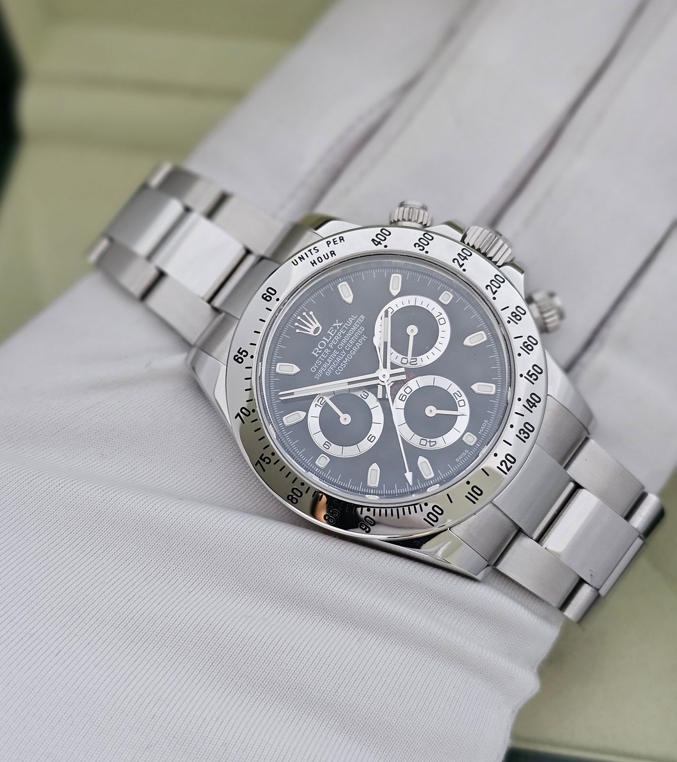 Rolex Daytona 116520 Black Dial Watch, 2014 Box &amp; Papers