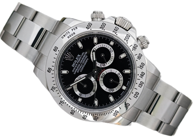 Rolex Daytona 116520 Black Dial Watch, 2014 Box &amp; Papers