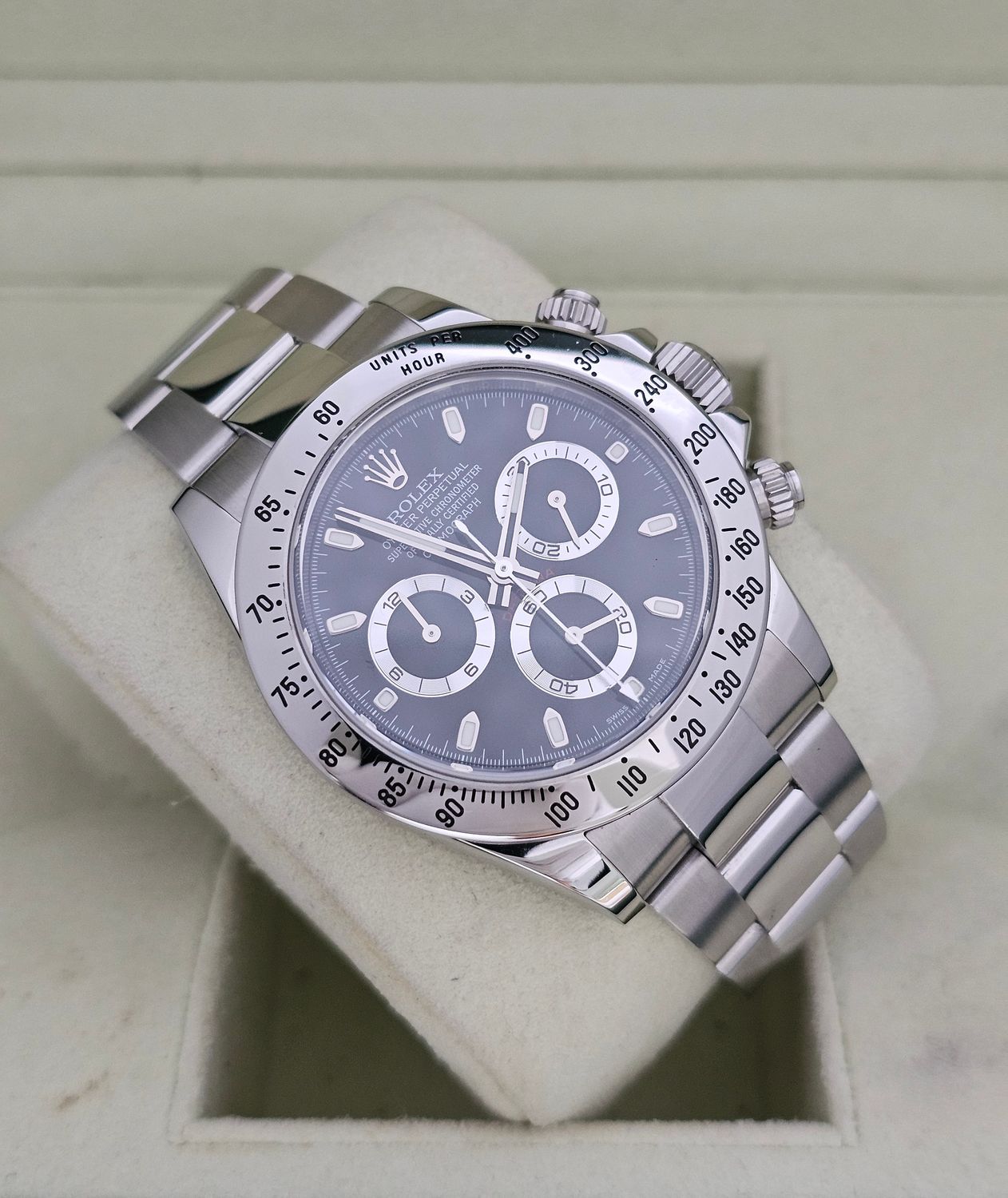 Rolex Daytona 116520 Black Dial Watch, 2014 Box &amp; Papers