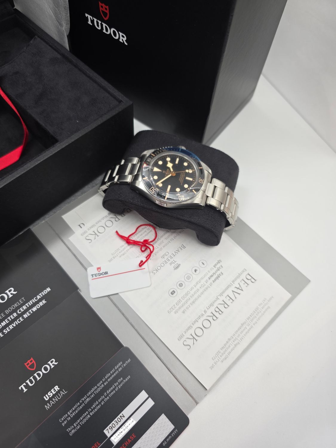 TUDOR Black Bay Black Watch - 79030N 2022 Full Set, Stickered/Unworn/Receipt