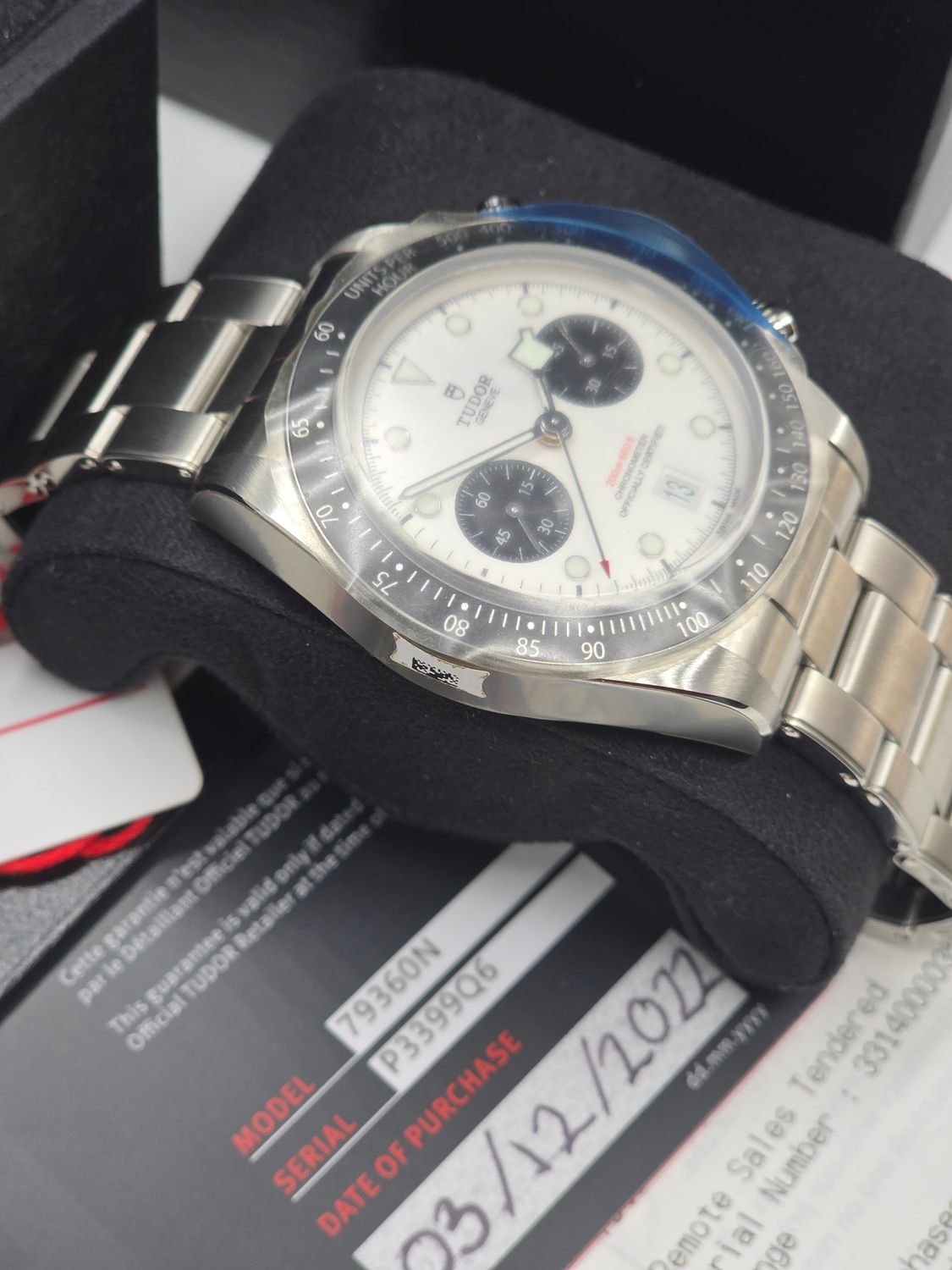 TUDOR Black Bay Chrono Panda - M79360N, 2022 Full Set, Unworn/Stickered/Receipt