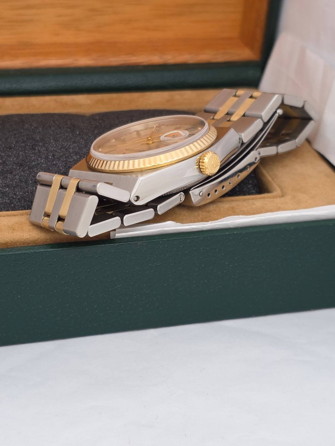 Rolex Datejust Oysterquartz 17013 Watch 36mm, Steel &amp; 18ct Gold