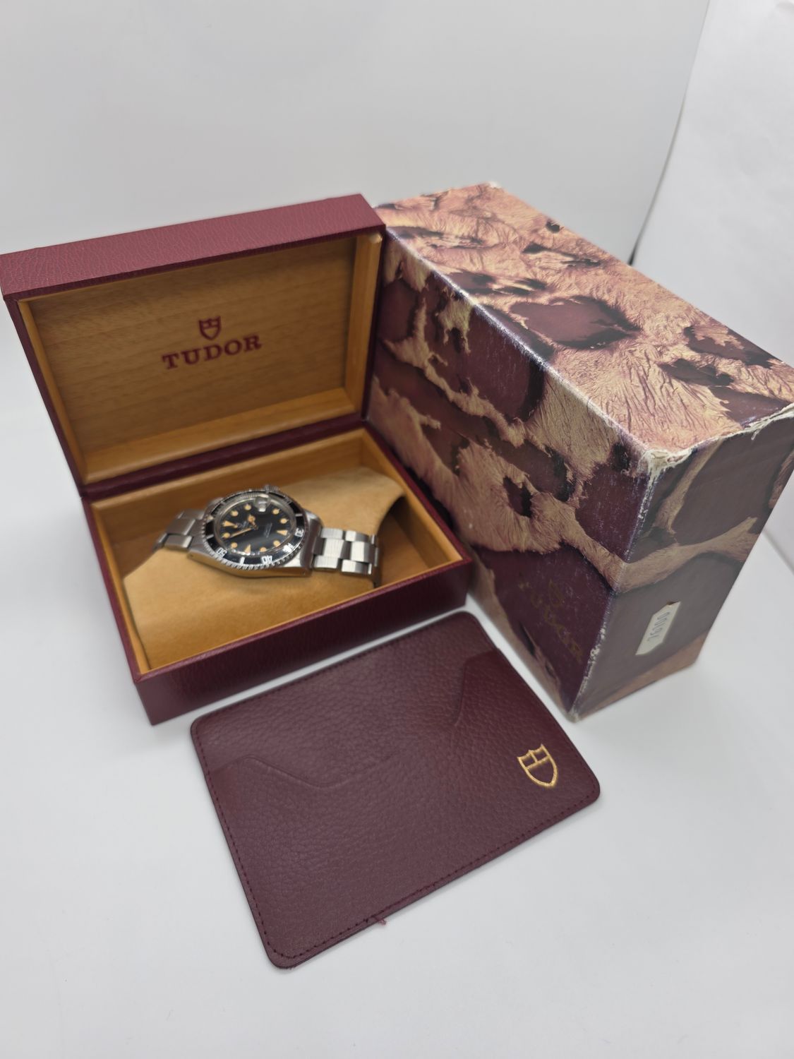 TUDOR Submariner Black 76100 Watch, Circa 1986, Sharp Condition