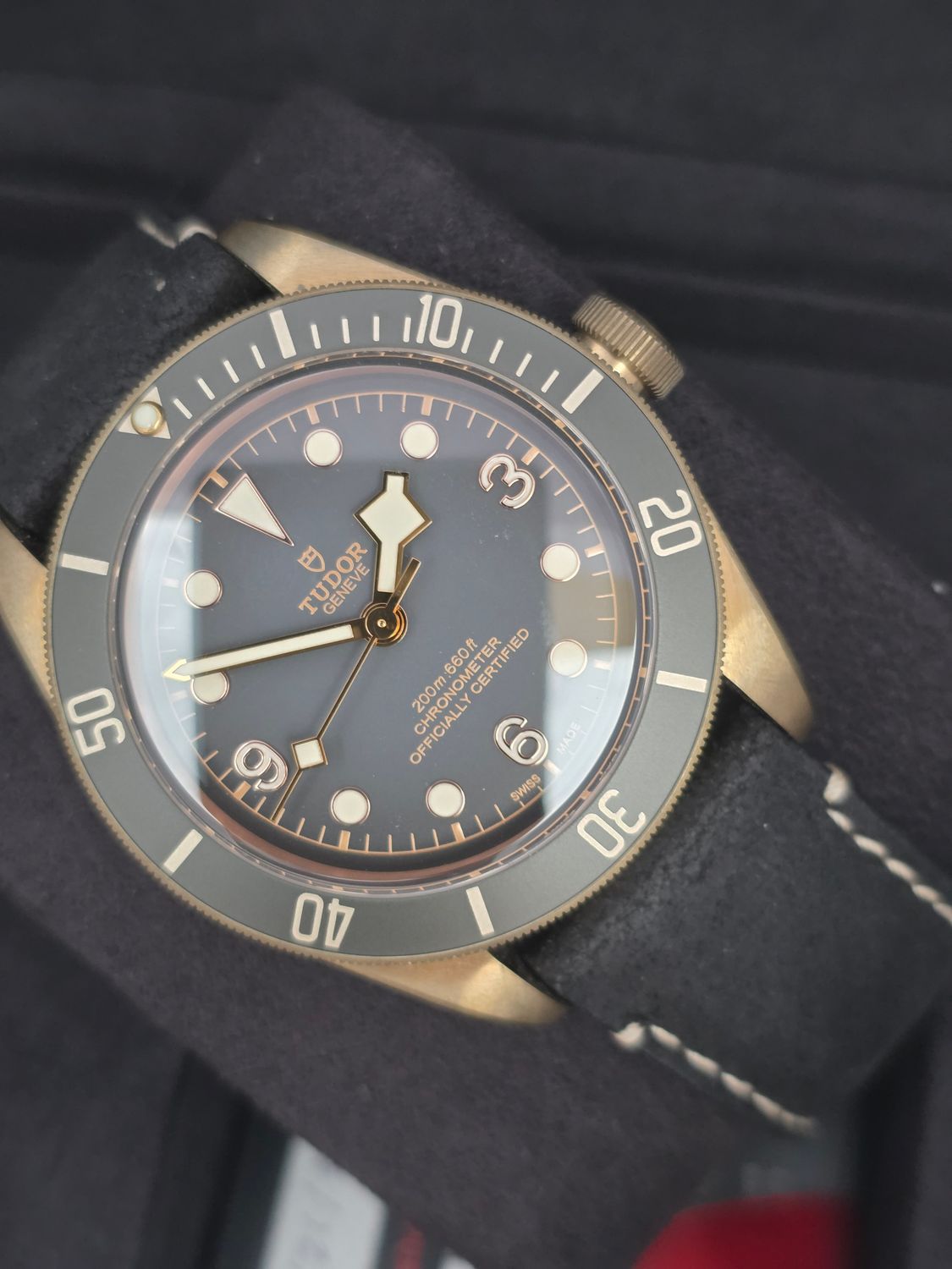 TUDOR Black Bay Bronze Watch - 79250BA 2021 Full Set, Unworn Original Receipt
