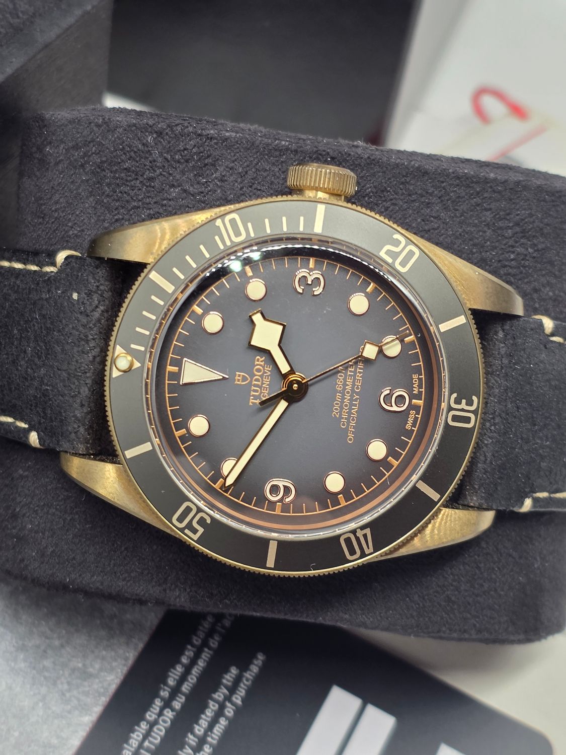 TUDOR Black Bay Bronze Watch - 79250BA 2021 Full Set, Unworn Original Receipt