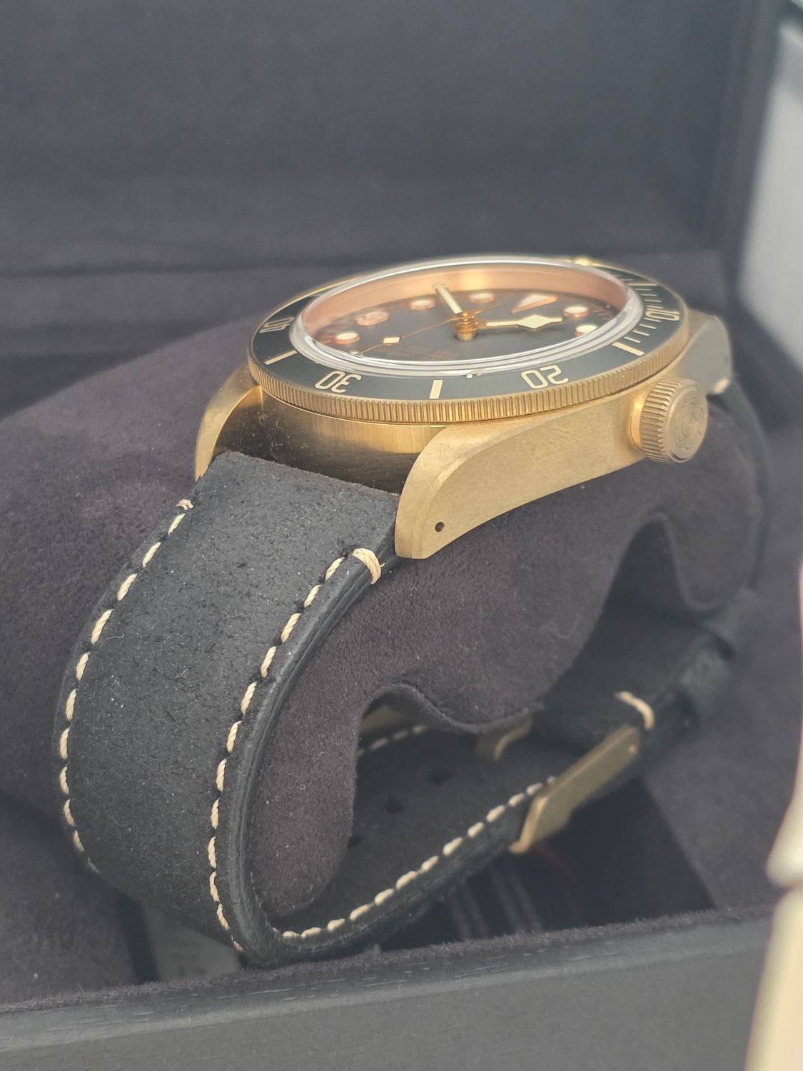 TUDOR Black Bay Bronze Watch - 79250BA 2021 Full Set, Unworn Original Receipt