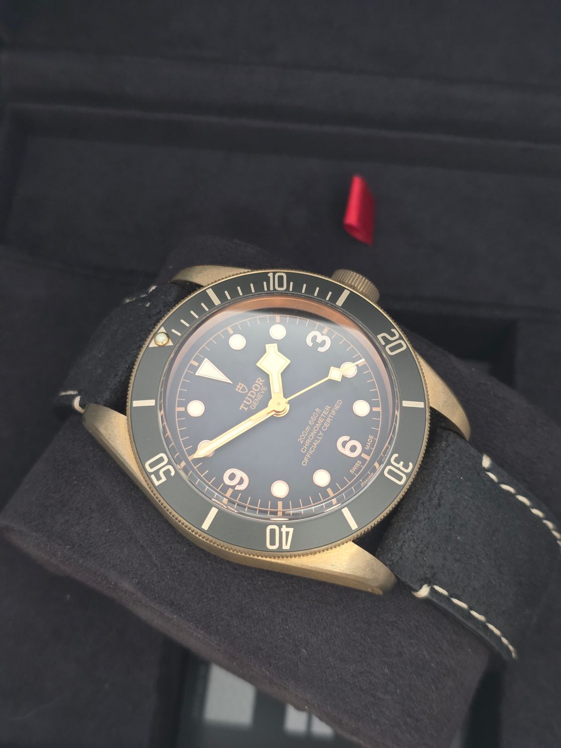 TUDOR Black Bay Bronze Watch - 79250BA 2021 Full Set, Unworn Original Receipt