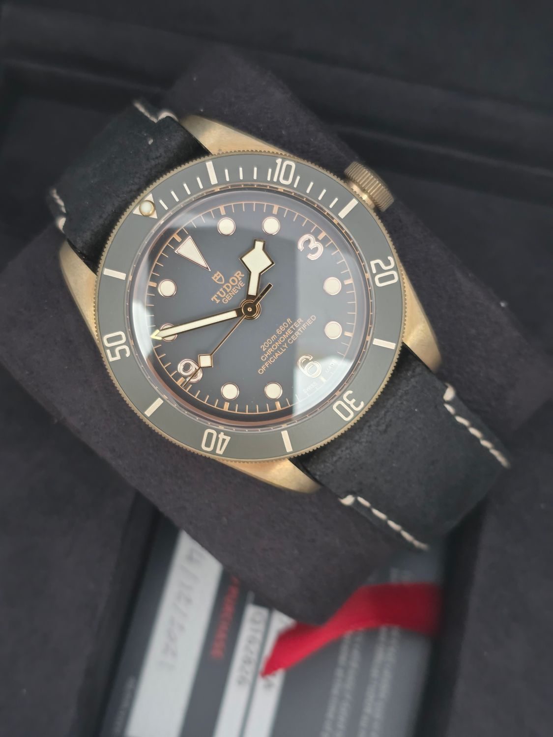 TUDOR Black Bay Bronze Watch - 79250BA 2021 Full Set, Unworn Original Receipt