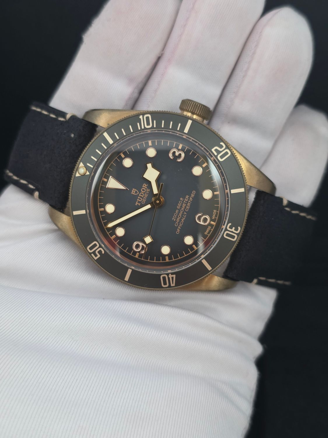 TUDOR Black Bay Bronze Watch - 79250BA 2021 Full Set, Unworn Original Receipt