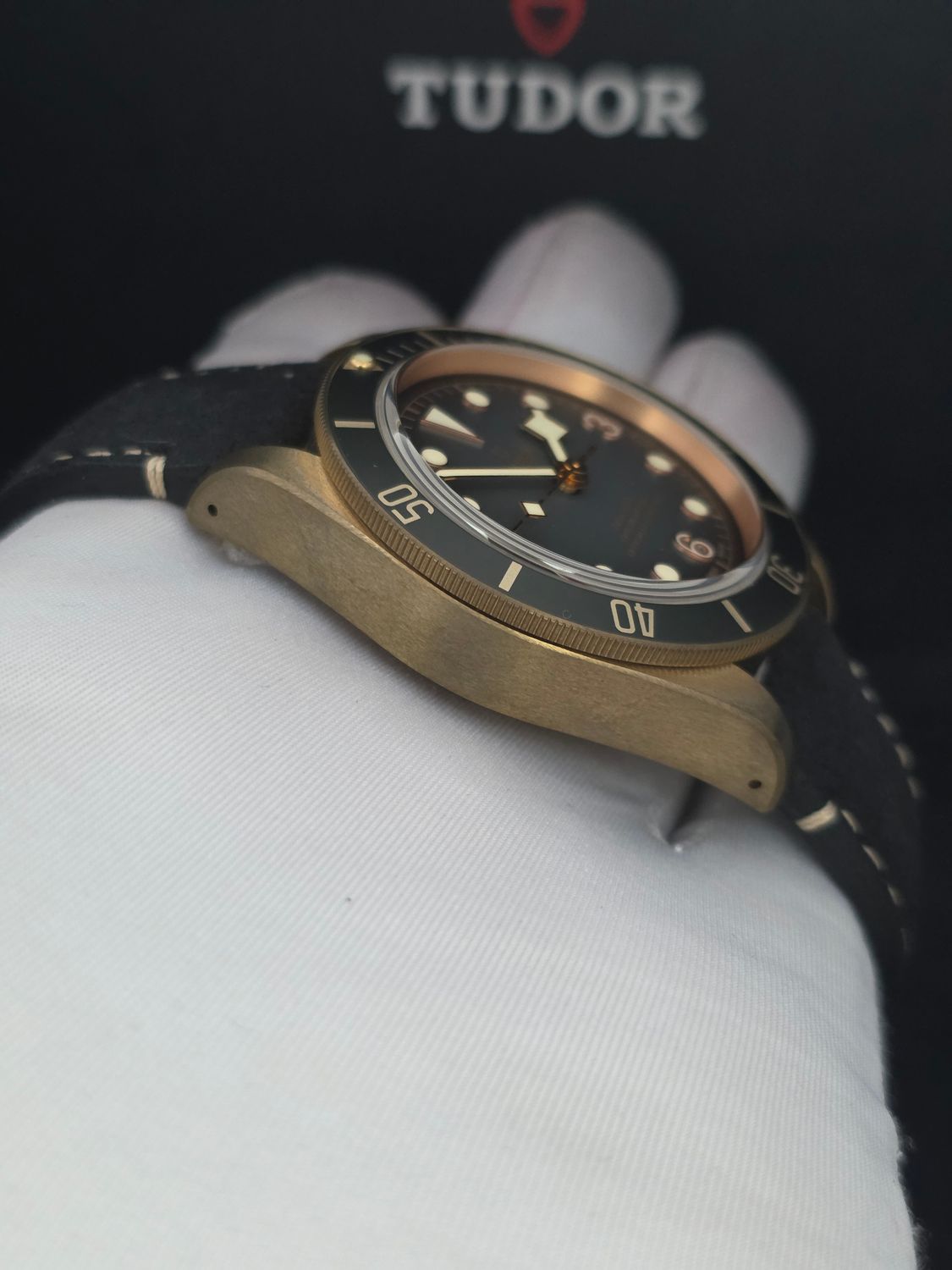 TUDOR Black Bay Bronze Watch - 79250BA 2021 Full Set, Unworn Original Receipt