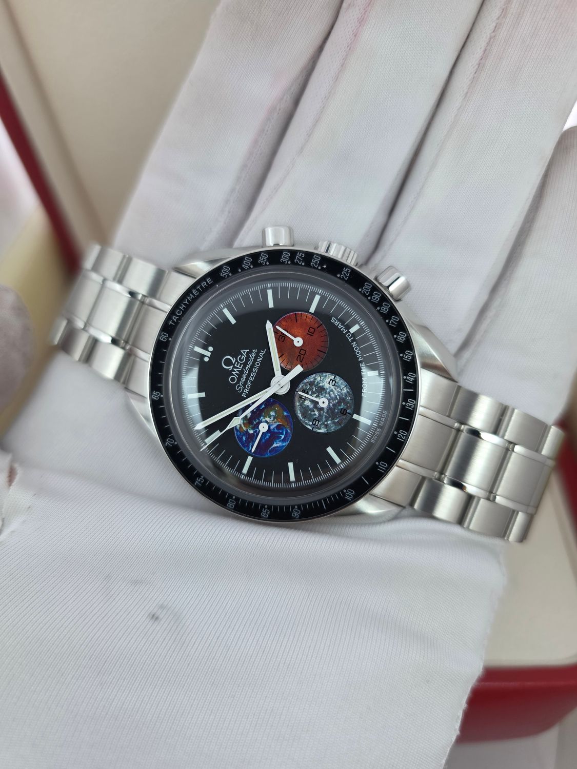 OMEGA Speedmaster Moonwatch Professional Chrono Watch, 2012 NOS Box &amp; Papers