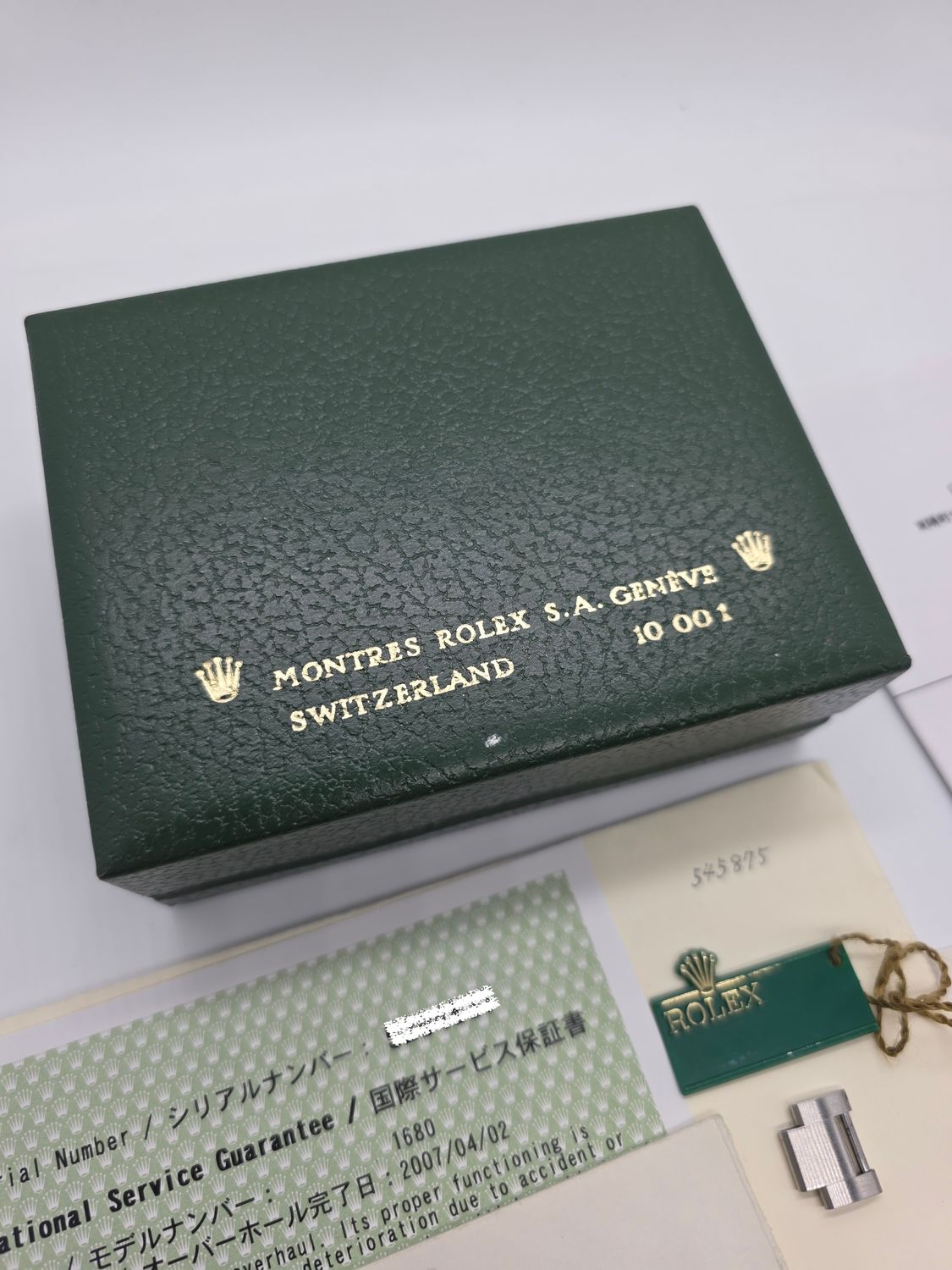 Rolex Submariner 1680 1978 Matte Dial Cream Patina, B&amp;P &amp; Rolex Service