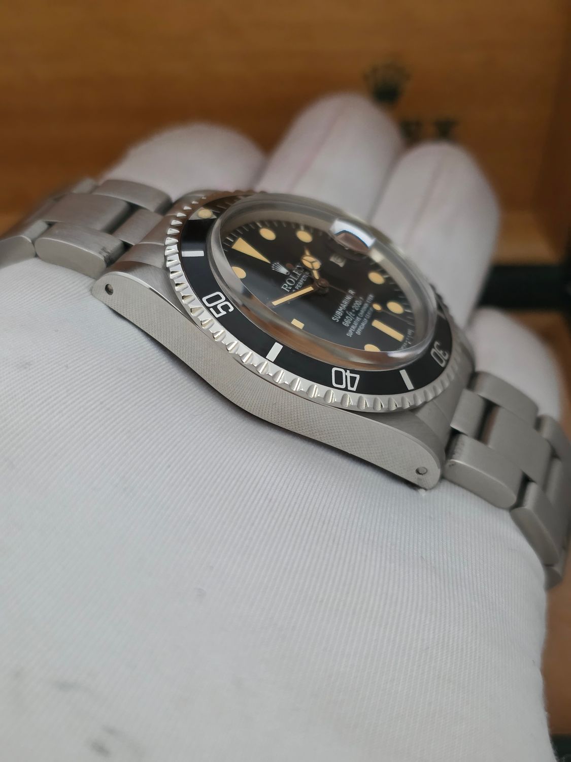 Rolex Submariner 1680 1978 Matte Dial Cream Patina, B&amp;P &amp; Rolex Service