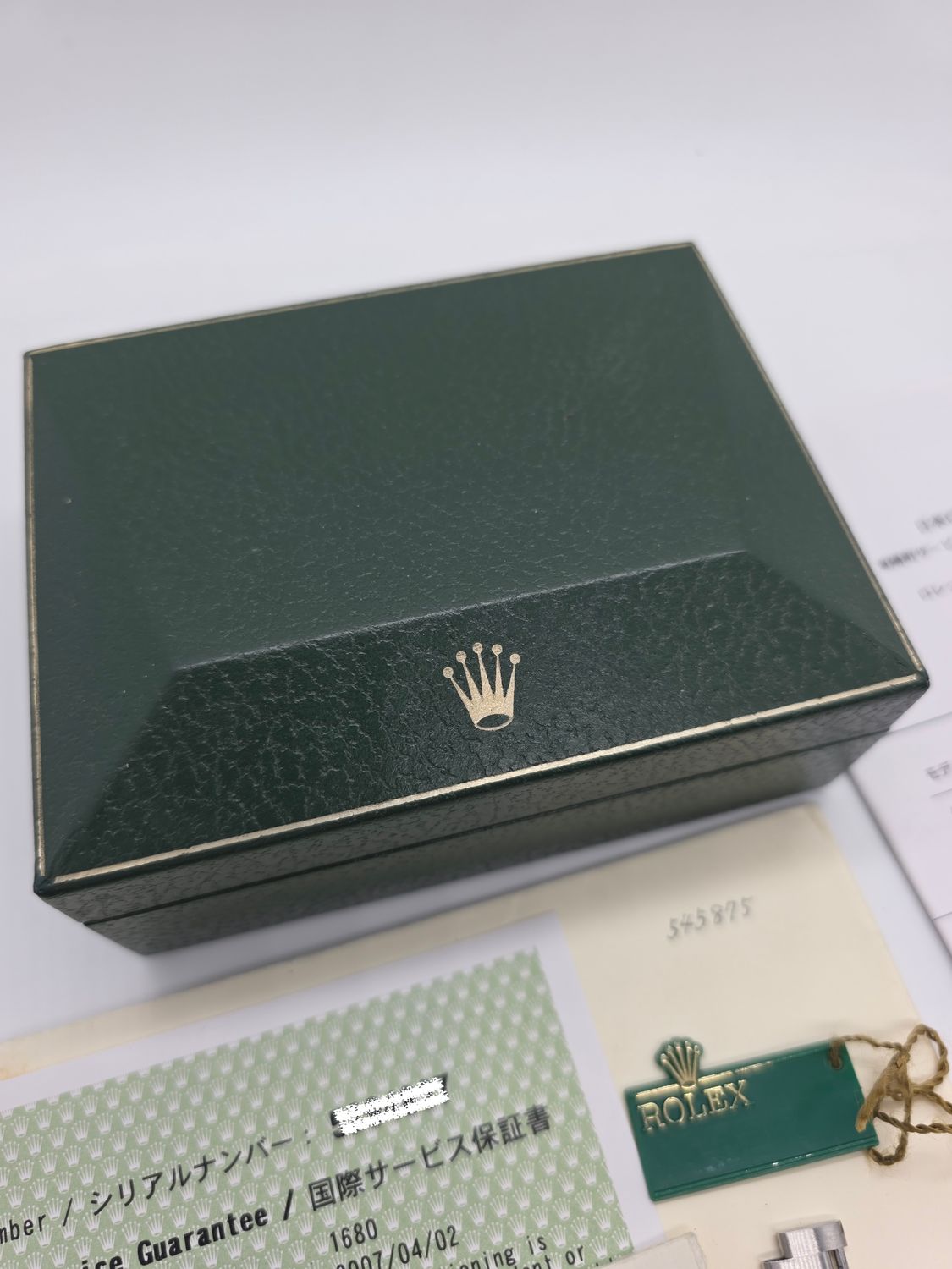 Rolex Submariner 1680 1978 Matte Dial Cream Patina, B&amp;P &amp; Rolex Service