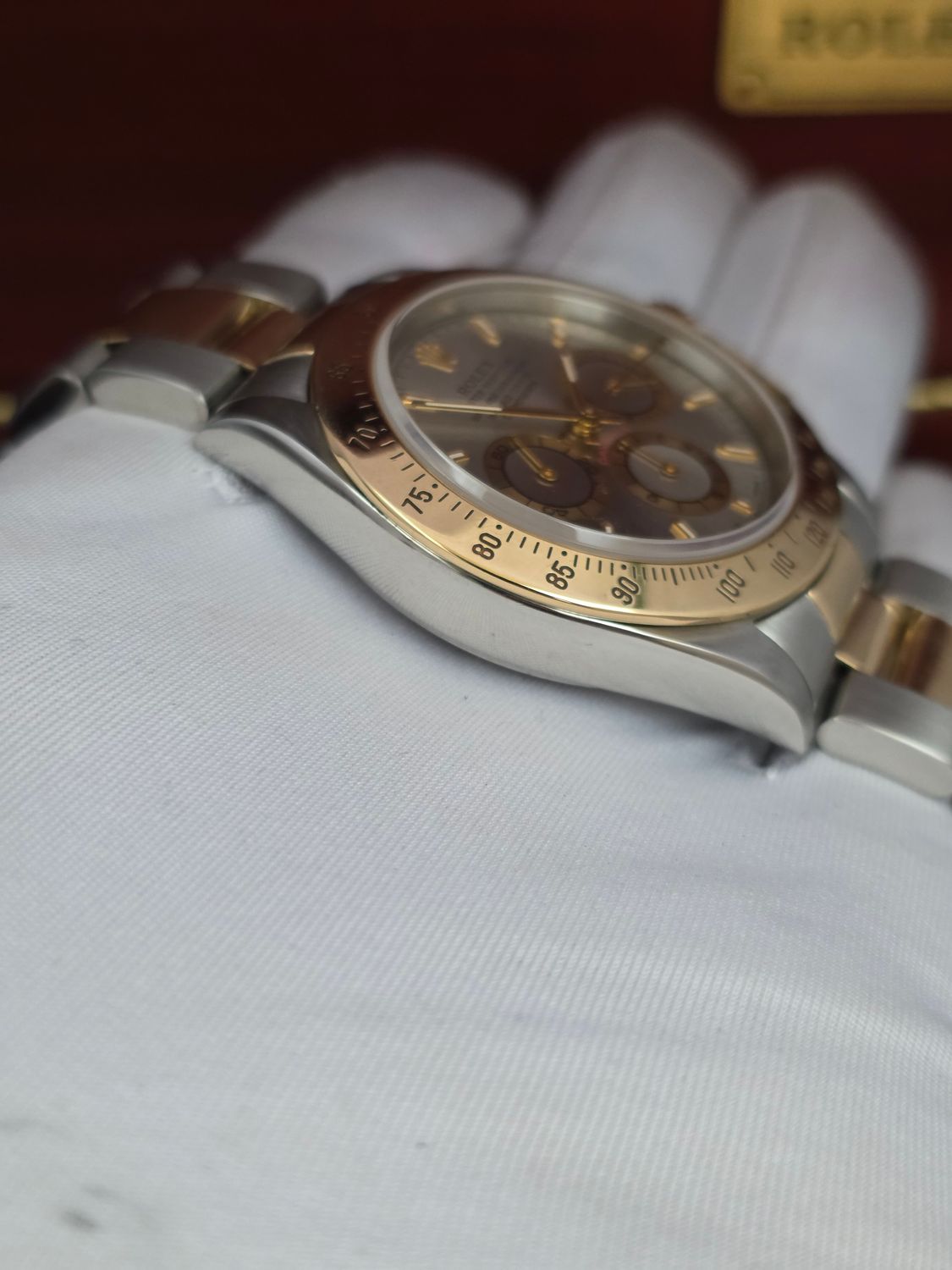 Rolex Zenith Daytona 16523 Silver Dial, Circa 1997 with 2021 Rolex Service Card