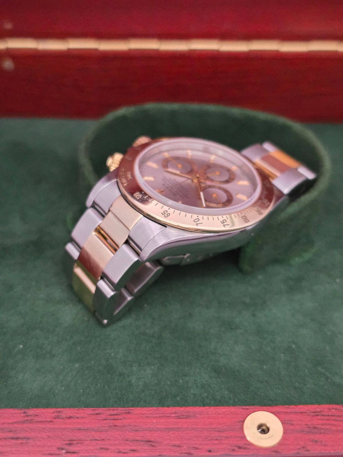 Rolex Zenith Daytona 16523 Silver Dial, Circa 1997 with 2021 Rolex Service Card