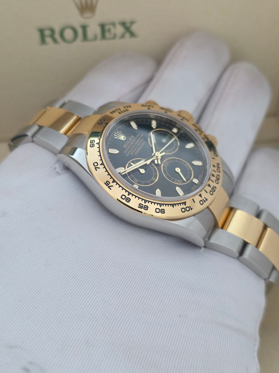 Rolex Cosmograph Daytona 116503 Black Dial Watch - 2019 Full Set