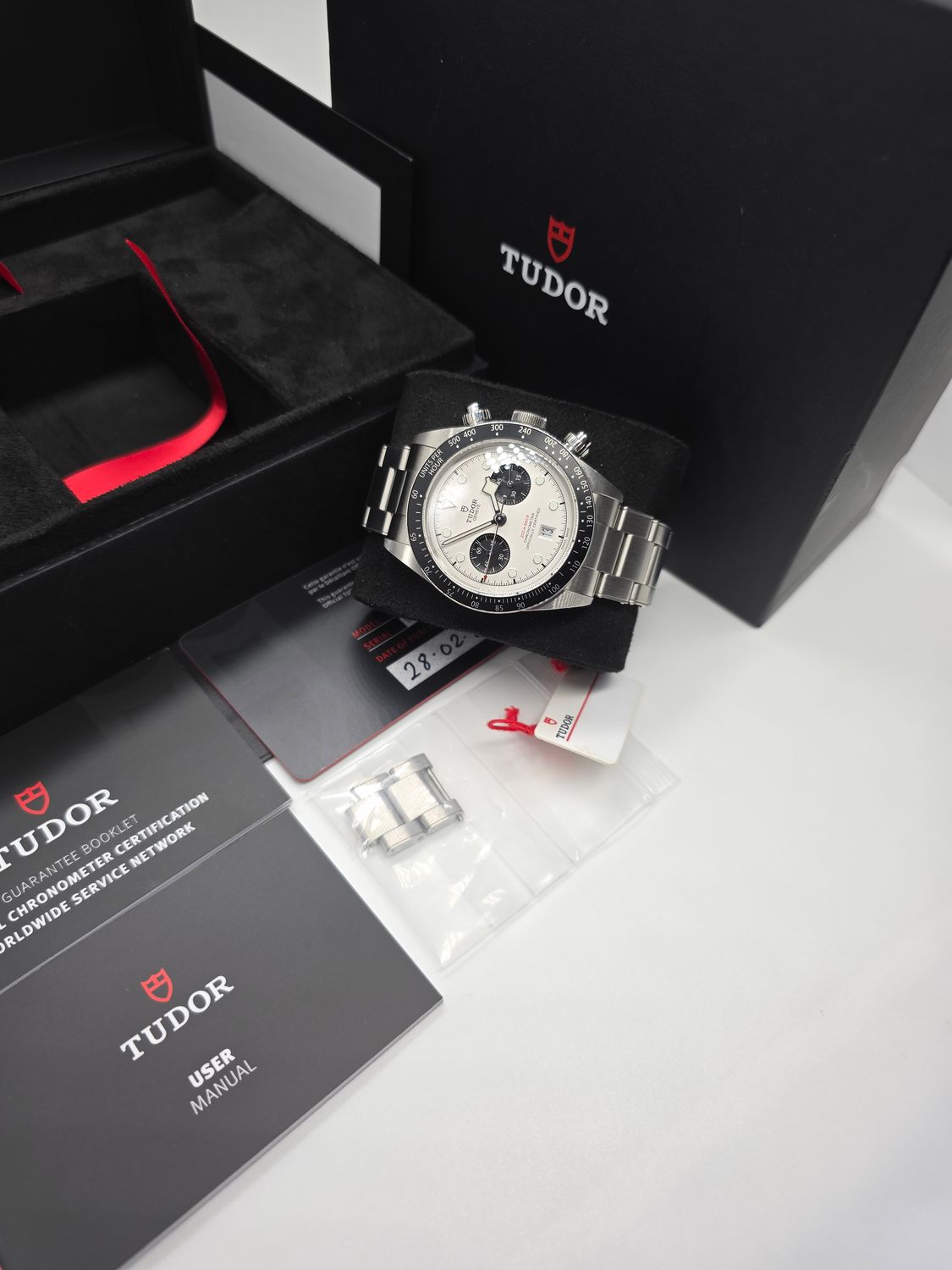 TUDOR Black Bay Chrono Panda - M79360N, 2026 Full Set