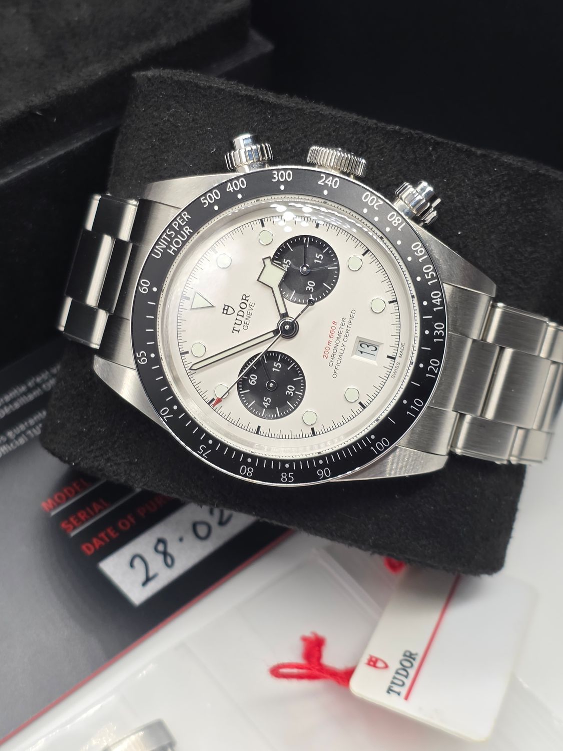 TUDOR Black Bay Chrono Panda - M79360N, 2026 Full Set