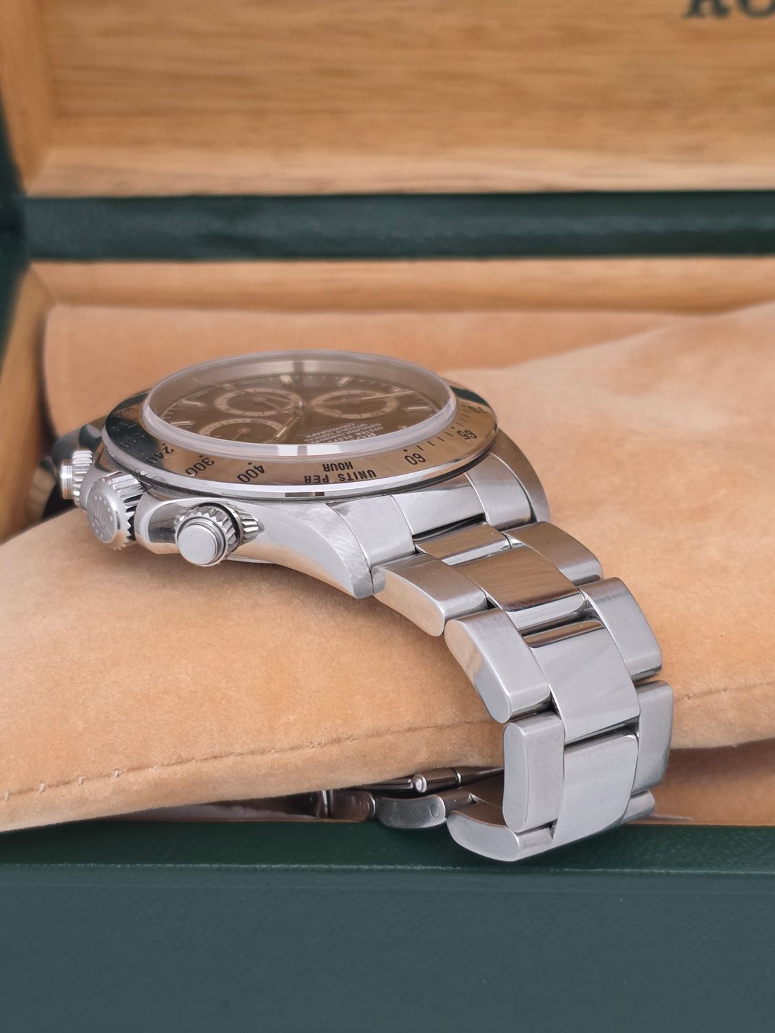 Rolex Zenith Daytona 16520 Black Dial, Super Sharp Condition, Circa 1997