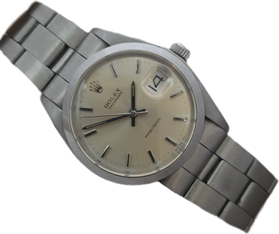 Rolex OysterDate Precision 6694, 1973 Box &amp; Papers, Very Clean
