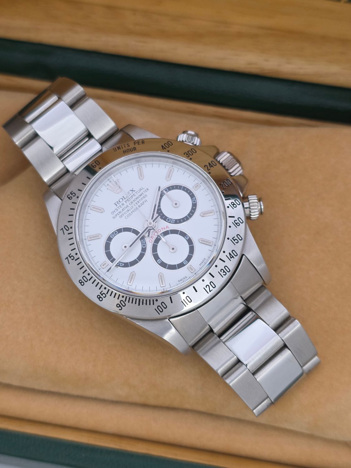 Rolex Zenith Daytona 16520 Panda Dial, Super Condition, Box &amp; Papers 1991
