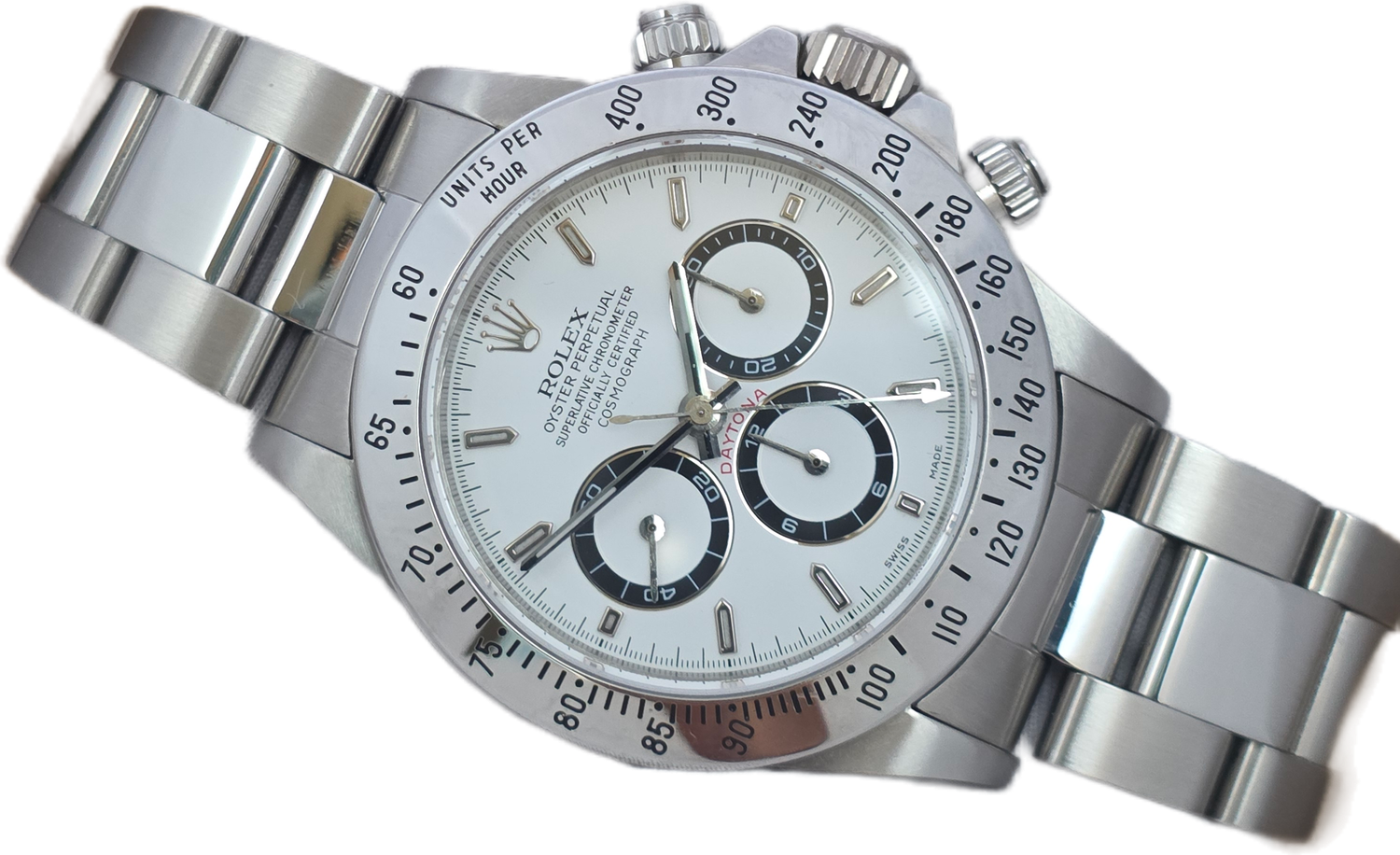 Rolex Zenith Daytona 16520 Panda Dial, Super Condition, Box &amp; Papers 1991