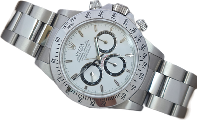 Rolex Zenith Daytona 16520 Panda Dial, Super Condition, Box &amp; Papers 1991