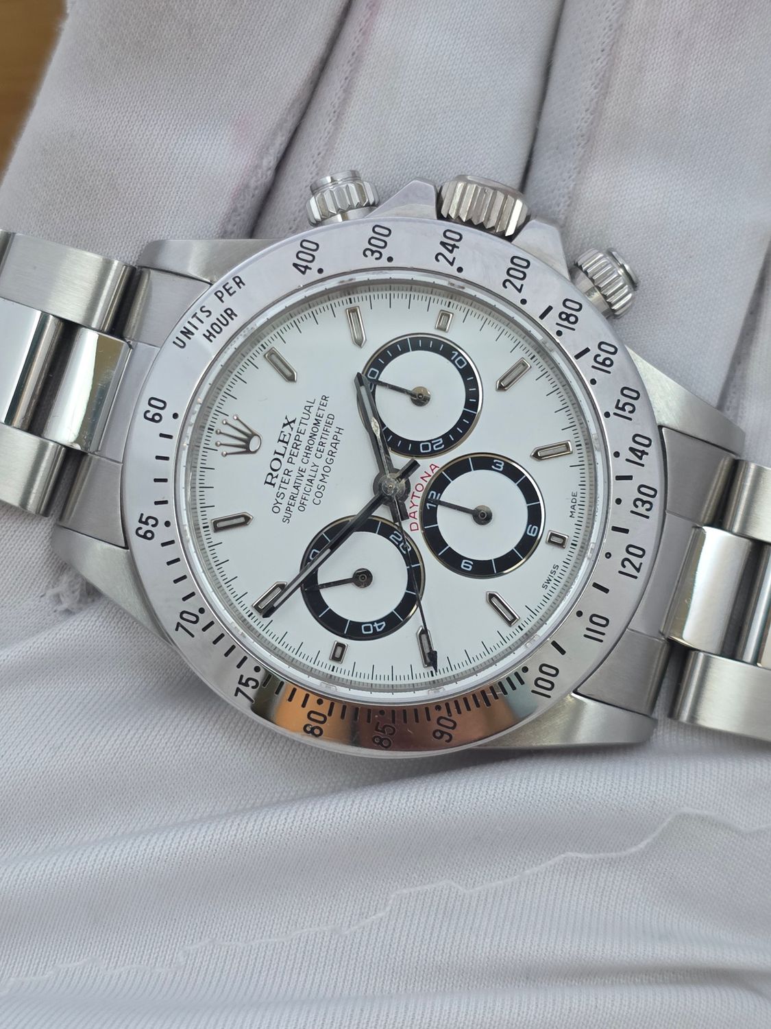 Rolex Zenith Daytona 16520 Panda Dial, Super Condition, Box &amp; Papers 1991